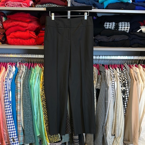 LOFT Pants - Loft black 4 pocket wide leg trousers size 2P